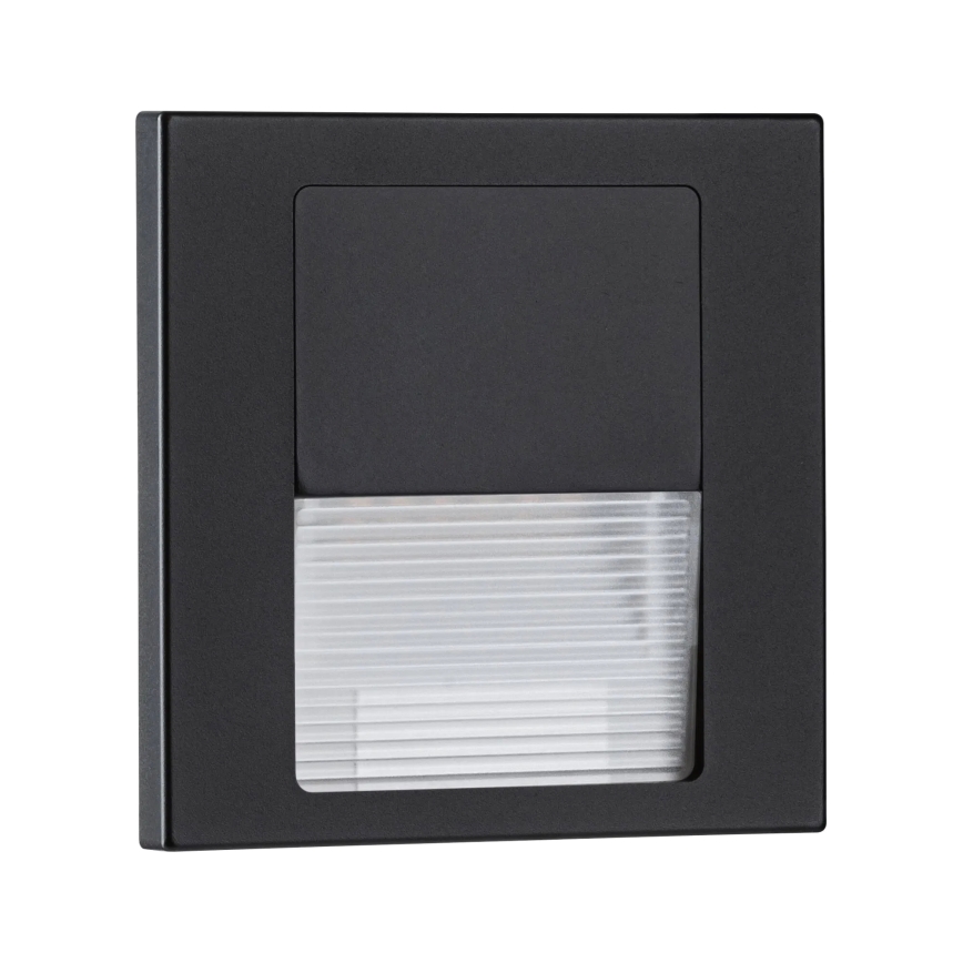 Paulmann 80001 - LED/1W Laiptinės šviestuvai TSARO 230V Follow/juoda