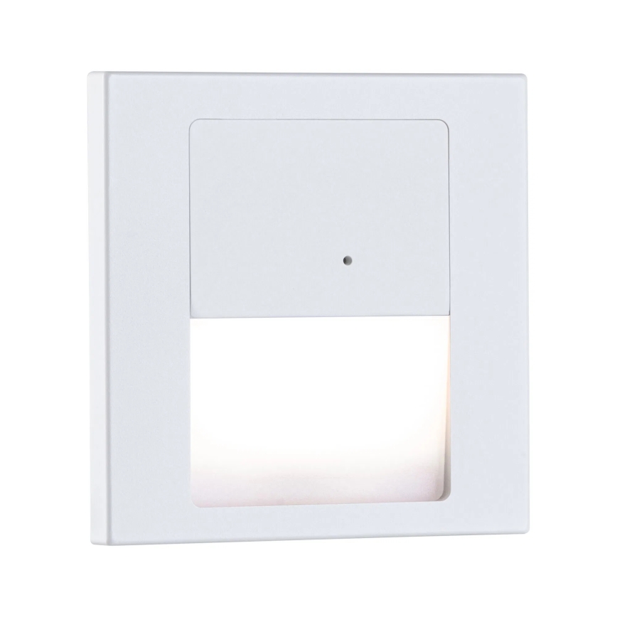 Paulmann 80002 - LED/1W Laiptinės šviestuvai su jutikliu TSARO 230V Lead/balta