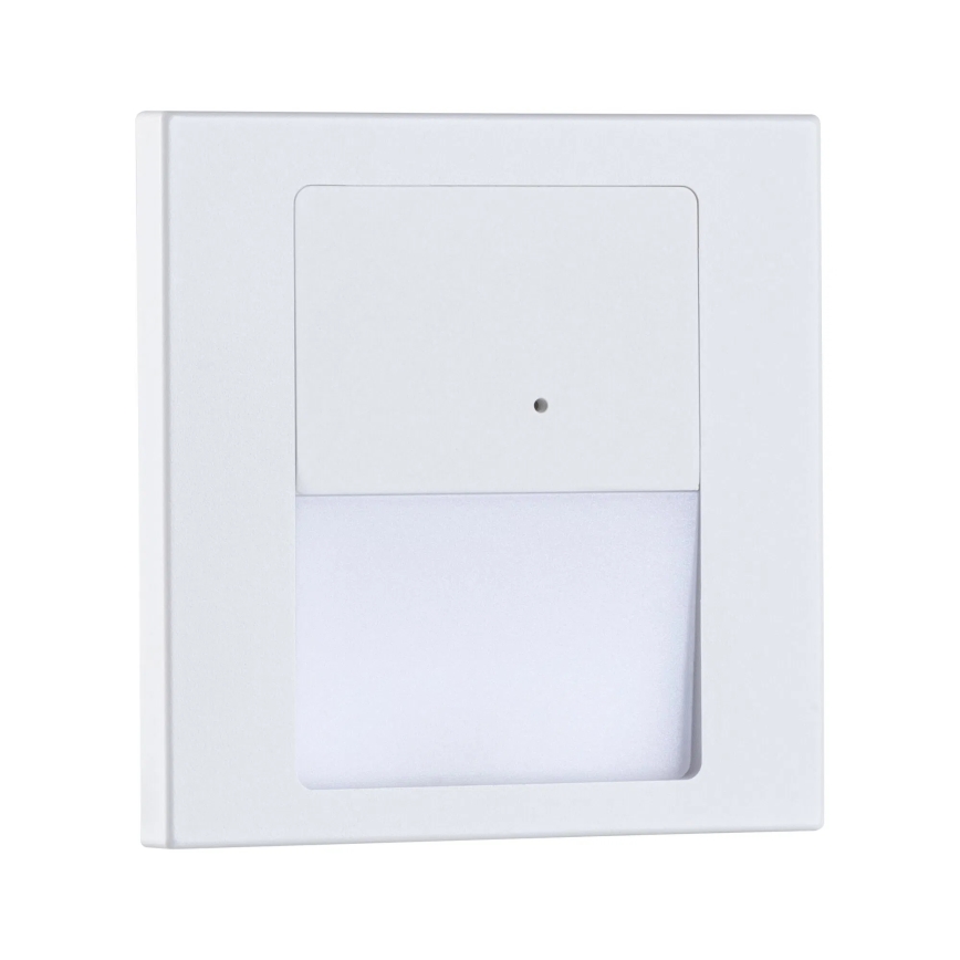 Paulmann 80002 - LED/1W Laiptinės šviestuvai su jutikliu TSARO 230V Lead/balta
