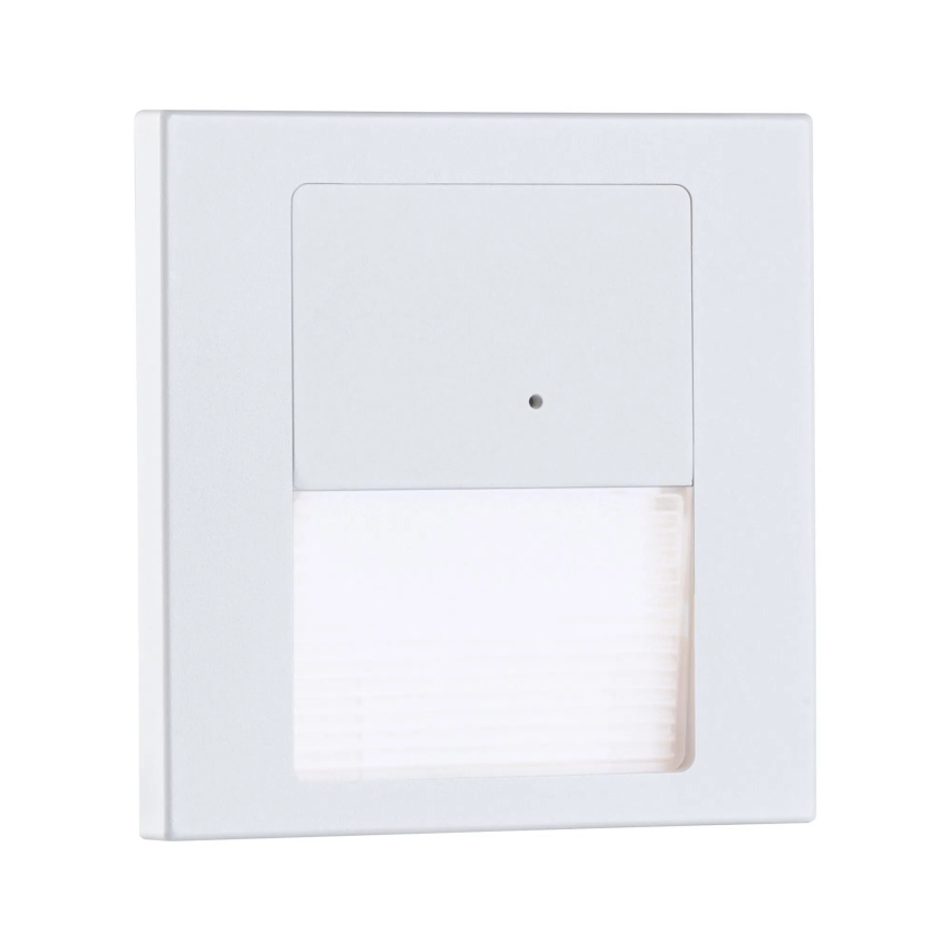 Paulmann 80002 - LED/1W Laiptinės šviestuvai su jutikliu TSARO 230V Lead/balta