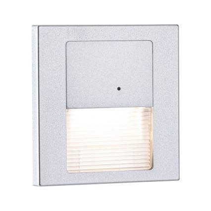 Paulmann 80003 - LED/1W Laiptinės šviestuvai su jutikliu TSARO 230V Lead/matinis chromas