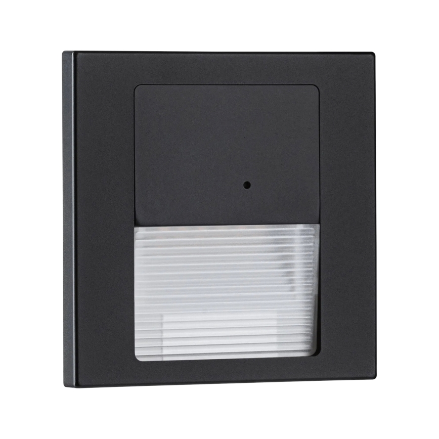 Paulmann 80004 - LED/1W Laiptinės šviestuvai su jutikliu TSARO 230V Lead/juoda