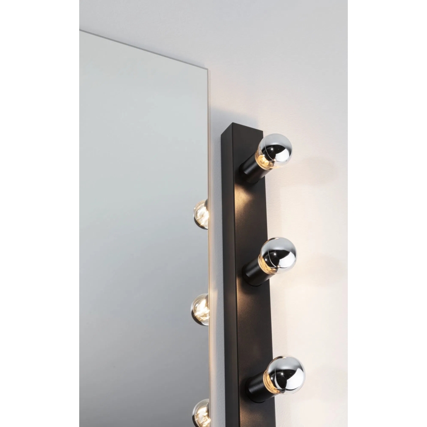 Paulmann 80097 - 3xE14/40W IP44 Vonios veidrodžio apšvietimas REGULA 230V juoda