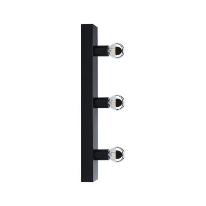 Paulmann 80097 - 3xE14/40W IP44 Vonios veidrodžio apšvietimas REGULA 230V juoda