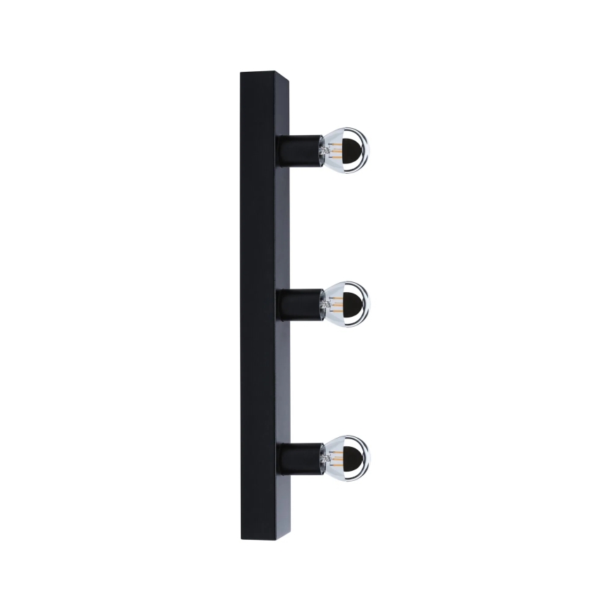 Paulmann 80097 - 3xE14/40W IP44 Vonios veidrodžio apšvietimas REGULA 230V juoda