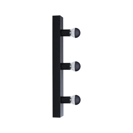 Paulmann 80097 - 3xE14/40W IP44 Vonios veidrodžio apšvietimas REGULA 230V juoda