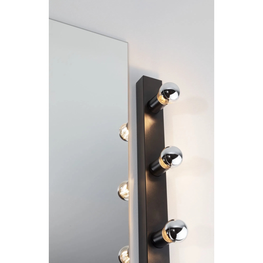 Paulmann 80099 - 4xE14/40W IP44 Vonios veidrodžio apšvietimas REGULA 230V juoda