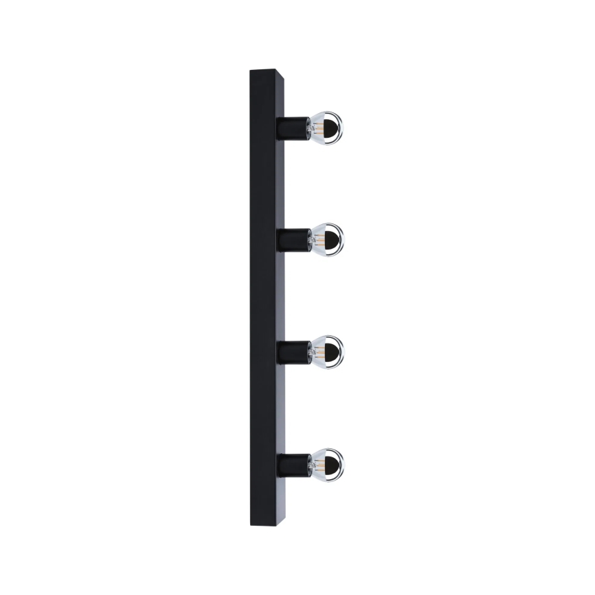 Paulmann 80099 - 4xE14/40W IP44 Vonios veidrodžio apšvietimas REGULA 230V juoda