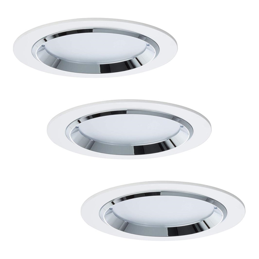 Paulmann 92693 - KOMPLEKTAS 3xLED/8W Pritemdomas įleidžiamas lubinis šviestuvas PREMIUM LINE 230/