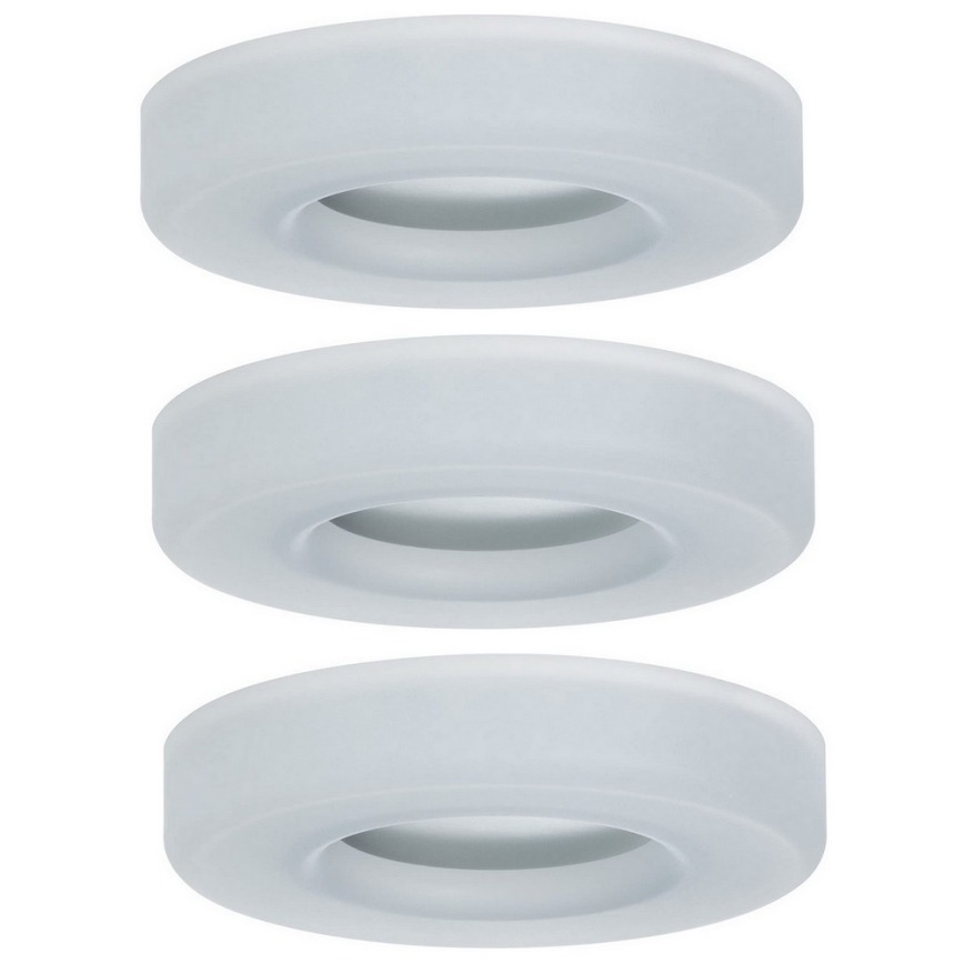 Paulmann 92704 - RINKINYS 3xLED/5,5W Įleidžiamas lubinis šviestuvas BAGEL 230V