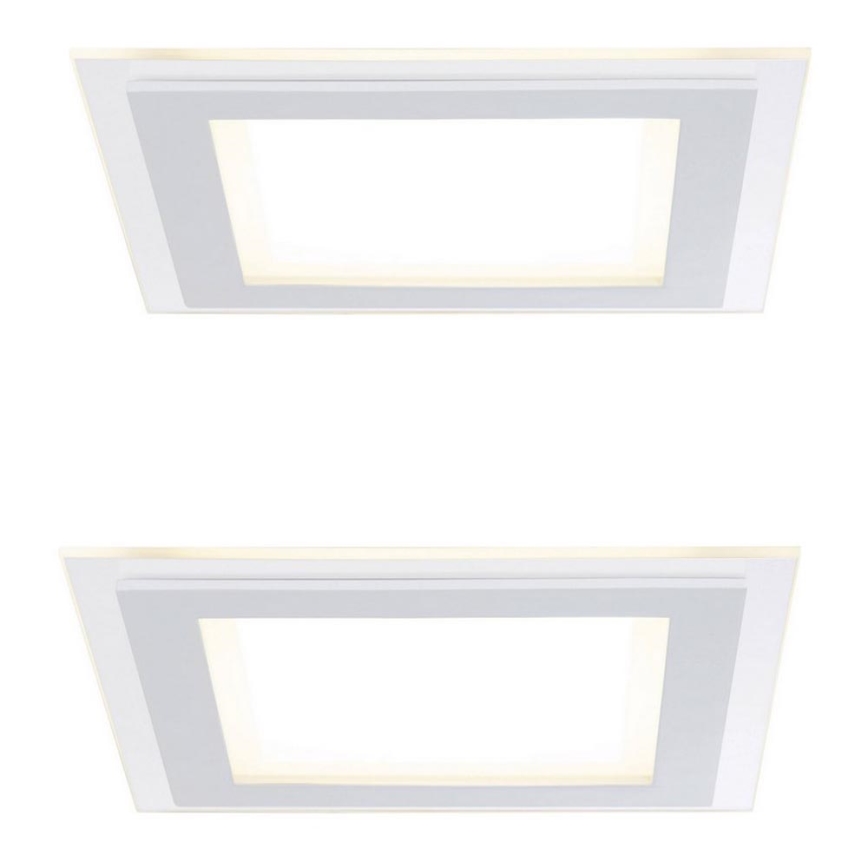 Paulmann 92706 - KOMPLEKTAS 2xLED/7,5W Pritemdomas įleidžiamas lubinis šviestuvas DECODICE 230V
