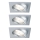 Paulmann 92799 - KOMPLEKTAS 3x LED/6,8W IP23 Įleidžiamas vonios šviestuvas COIN 230V