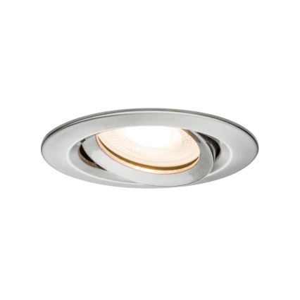 Paulmann 92900 - KOMPLEKTAS 3xGU10/7W IP65 Pritemdomas įleidžiamas lubinis vonios šviestuvas NOVA 230V