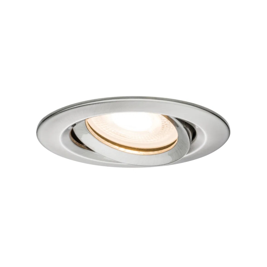 Paulmann 92900 - KOMPLEKTAS 3xGU10/7W IP65 Pritemdomas įleidžiamas lubinis vonios šviestuvas NOVA 230V