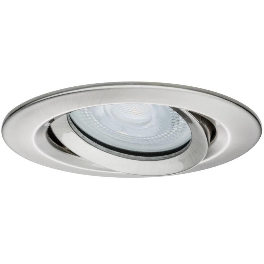 Paulmann 92900 - KOMPLEKTAS 3xGU10/7W IP65 Pritemdomas įleidžiamas lubinis vonios šviestuvas NOVA 230V