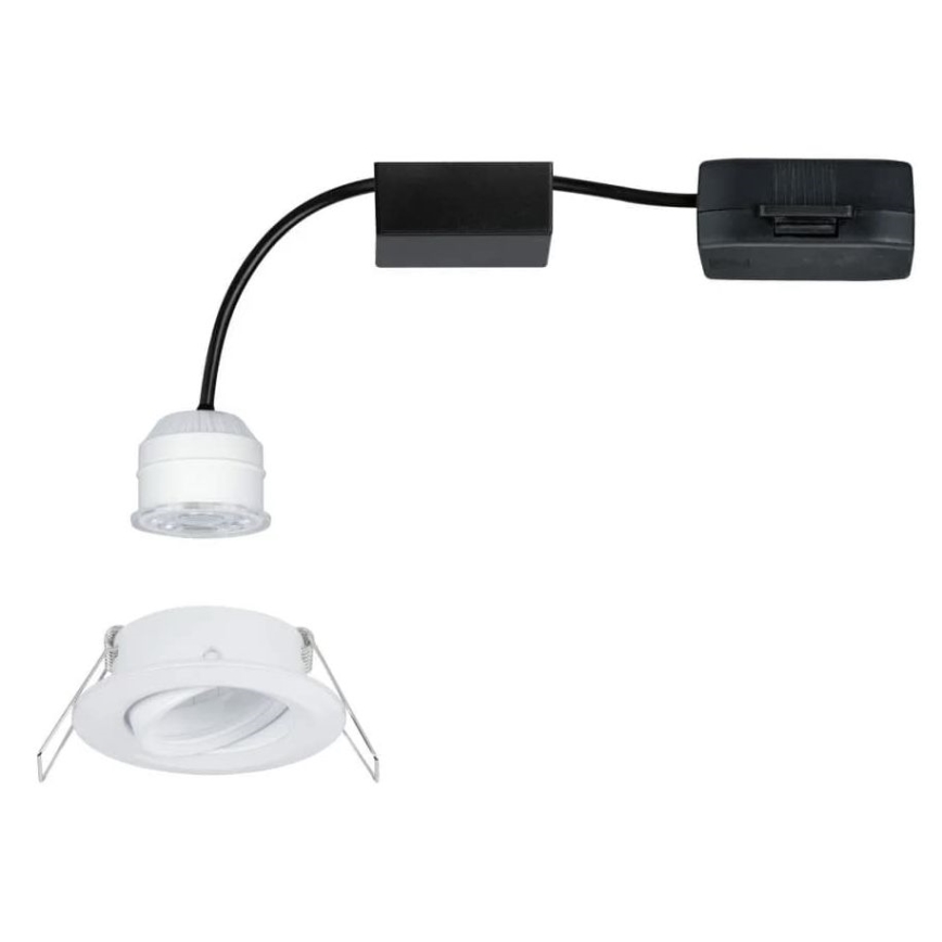 Paulmann 92970 - LED/4,2W IP23 Pritemdomas įleidžiamas lubinis vonios šviestuvas COIN 230V