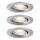 Paulmann 92973 - SET 3xLED/4,2W IP23 Pritemdomas vonios šviestuvas COIN 230V