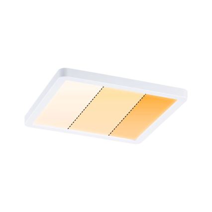 Paulmann 92993 - LED/13W IP44 įleidžiamas vonios šviestuvas AREO 230V 2000/3000/4000K 17,5x17,5 cm baltas