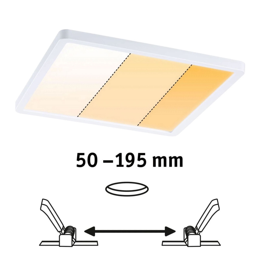 Paulmann 92994 - LED/16W IP44 Įleidžiamas vonios šviestuvas VARIFIT 230V 2000/3000/4000K