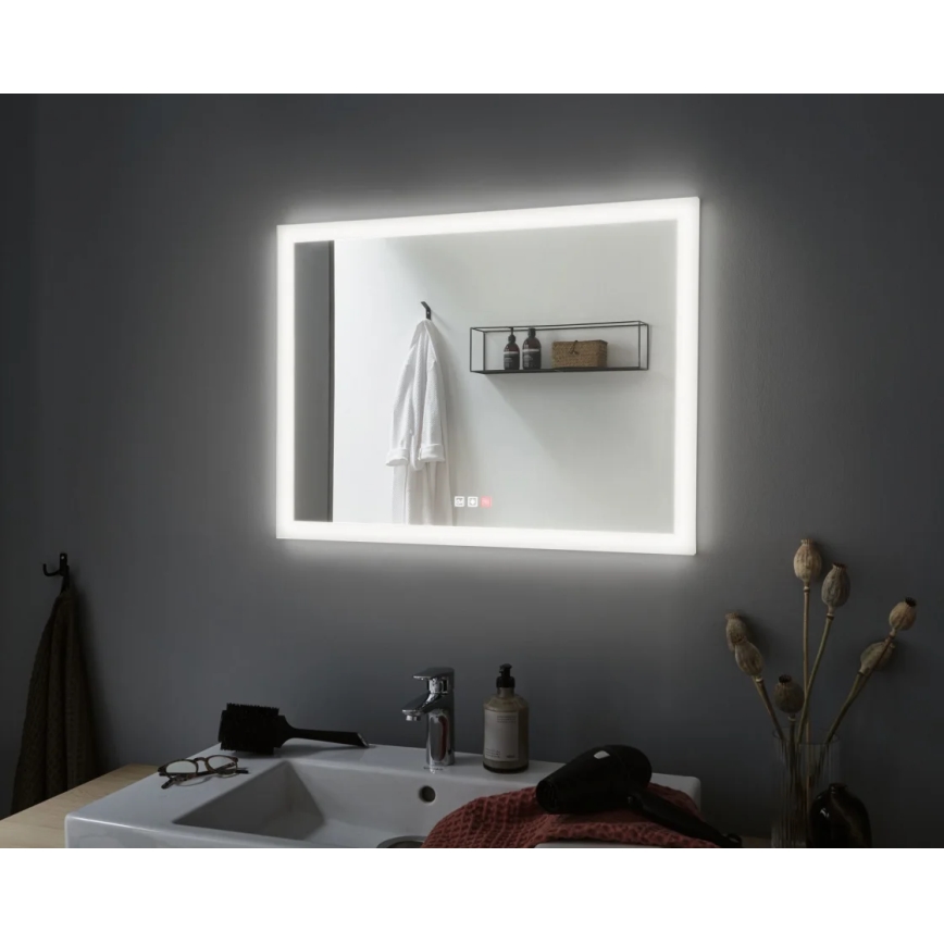 Paulmann 93013 - LED/22W IP44 Pritemdomas šildomas vonios veidrodis su apšvietimu 230V 2700/4000/6500K