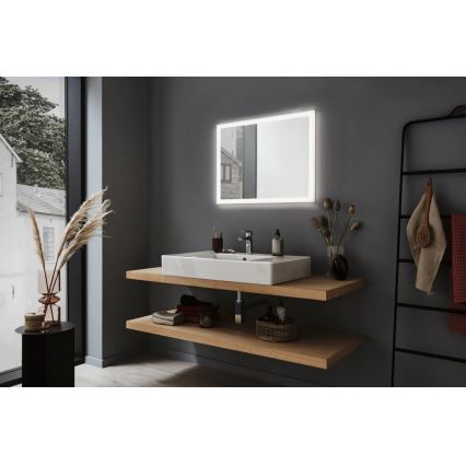 Paulmann 93013 - LED/22W IP44 Reguliuojamas vonios kambario šildomas veidrodis su apšvietimu 230V 2700/4000/6500K