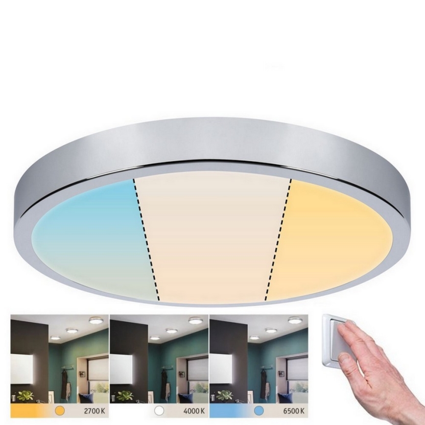 Paulmann 93023 - LED/24W IP44 Lubinis vonios šviestuvas AVIAR 230V 2700/4000/6500K