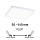 Paulmann 93059 - LED/13W IP44 Dimeriuojamas vonios kambario įleidžiamas šviestuvas AREO 230V 17,5x17,5 cm baltas