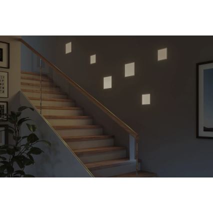 Paulmann 93059 - LED/13W IP44 Dimeriuojamas vonios kambario įleidžiamas šviestuvas AREO 230V 17,5x17,5 cm baltas