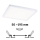 Paulmann 93060 - LED/16W IP44 Dimeriuojamas vonios įleidžiamas šviestuvas AREO 230V 23x23 cm baltas