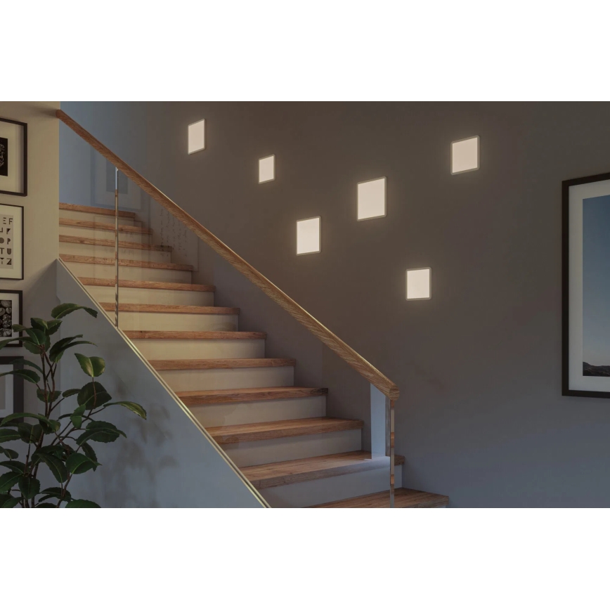 Paulmann 93060 - LED/16W IP44 Dimeriuojamas vonios įleidžiamas šviestuvas AREO 230V 23x23 cm baltas
