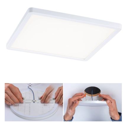 Paulmann 93060 - LED/16W IP44 Dimeriuojamas vonios įleidžiamas šviestuvas AREO 230V 23x23 cm baltas