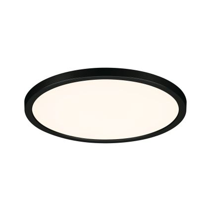 Paulmann 93102 - LED/16W IP44 dimeriuojamas vonios įleidžiamas šviestuvas AREO 230V 2000/3000/4000K skersmuo 23 cm juodas