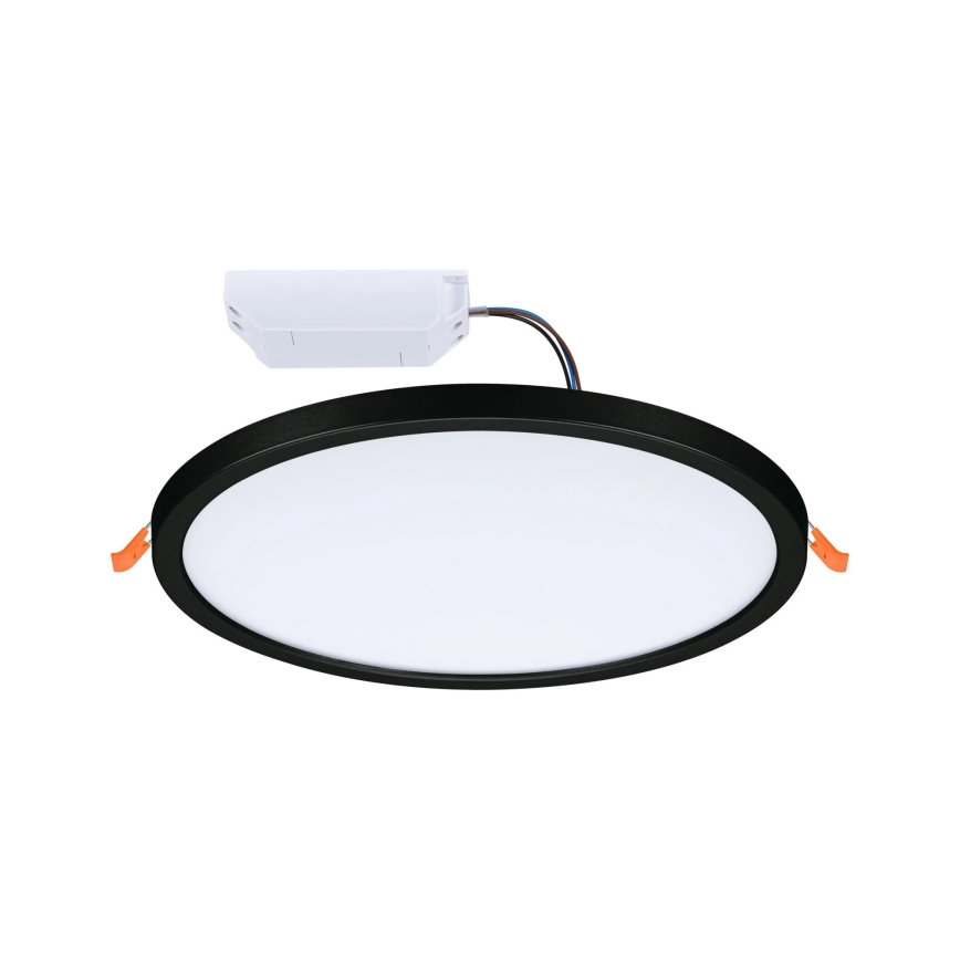 Paulmann 93102 - LED/16W IP44 dimeriuojamas vonios įleidžiamas šviestuvas AREO 230V 2000/3000/4000K skersmuo 23 cm juodas