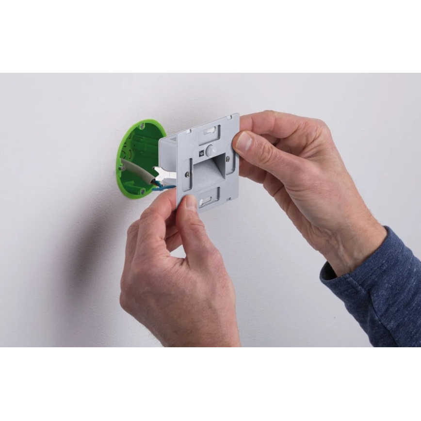 Paulmann 93133 - LED/1,2W Laiptinės šviestuvai su jutikliu EDGE 230V balta