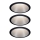 Paulmann 93408 - RINKINYS 3xLED/6,5W IP44 Reguliuojamas vonios įleidžiamas šviestuvas COLE 230V
