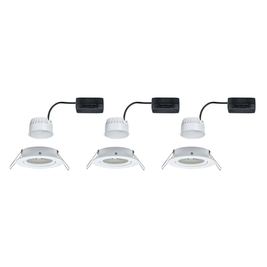 Paulmann 93449 - RINKINYS 3xLED/6,5W IP23 Įleidžiamas vonios šviestuvas NOVA 230V