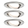 Paulmann 93483 - RINKINYS 3xLED/6,5W IP23 Reguliuojamas vonios įleidžiamas šviestuvas NOVA 230V