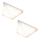 Paulmann 93584 - KOMPLEKTAS 2xLED/6,2W IP44 Baldų apšvietimas KITE 230V