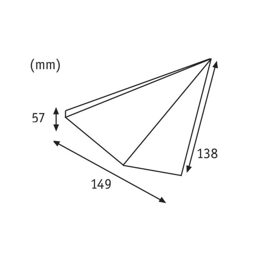 Paulmann 93584 - KOMPLEKTAS 2xLED/6,2W IP44 Baldų apšvietimas KITE 230V