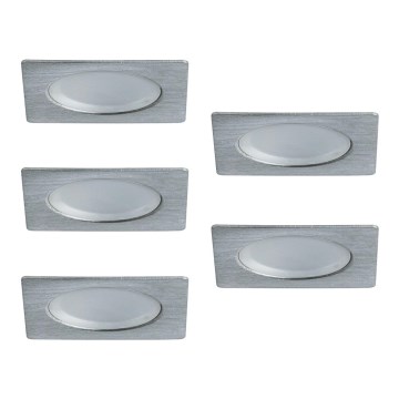 Paulmann 93587 - KOMPLEKTAS 5xLED/0,4W Įleidžiamas šviestuvas 12V/230V 2700K