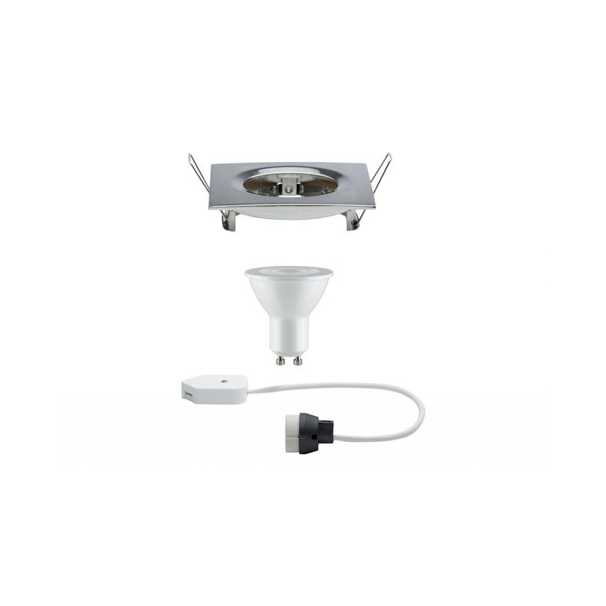 Paulmann 93611 - LED-GU10/7W IP44 Reguliuojamas įmontuojamas vonios šviestuvas NOVA 230V
