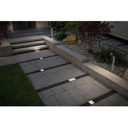 Paulmann 93774 - LED/0,24W IP67 Saulės energija įkraunamas šviestuvas įvažiavimui CUBE 1,2V 1200 mAh