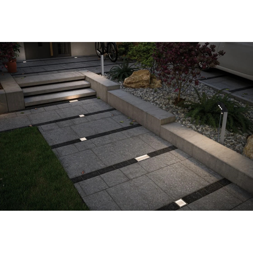 Paulmann 93774 - LED/0,24W IP67 Saulės įkrovimo šviestuvas CUBE 1,2V 1200 mAh