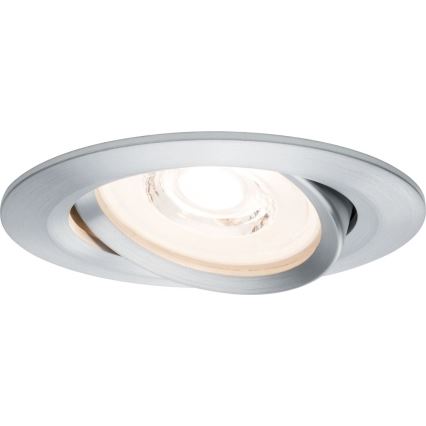 Paulmann 93943 - KOMPLEKTAS 3xLED/6,8W IP23 Dimeriuojamas įleidžiamas vonios šviestuvas COIN 230V