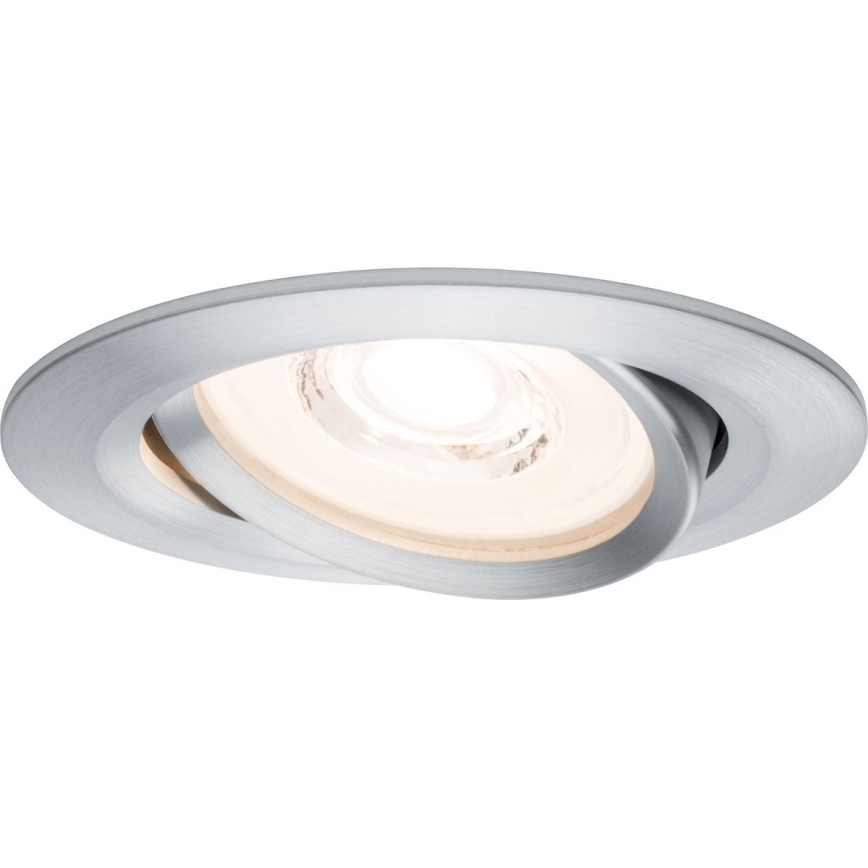 Paulmann 93943 - KOMPLEKTAS 3xLED/6,8W IP23 Dimeriuojamas įleidžiamas vonios šviestuvas COIN 230V