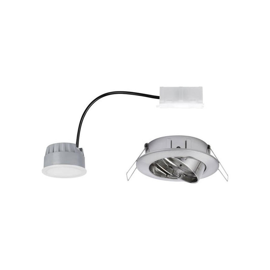 Paulmann 93963 - LED/7W IP23 Vonios reguliuojamas lubinis švisetuvas COIN 230V
