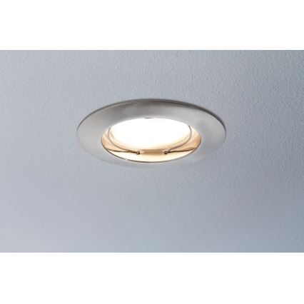 Paulmann 93976 - KOMPLEKTAS 3xLED/6,8W IP44 Įleidžiamas vonios šviestuvas COIN 230V