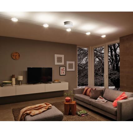 Paulmann 94090 - LED/4W Akcentinis apšvietimas pakabinamai sistemai DISC 12V balta