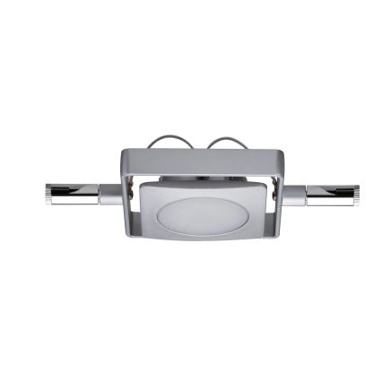Paulmann 94107 - RINKINYS 4xLED/4,3W taškiniai šviestuvai kabelinei MAC sistemai, 230V, matinis chromas