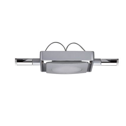 Paulmann 94107 - RINKINYS 4xLED/4,3W taškiniai šviestuvai kabelinei MAC sistemai, 230V, matinis chromas